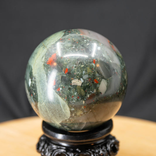 African Bloodstone Sphere 80mm